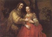 REMBRANDT Harmenszoon van Rijn Portrait of Two Figures from the Old Testament Sweden oil painting artist